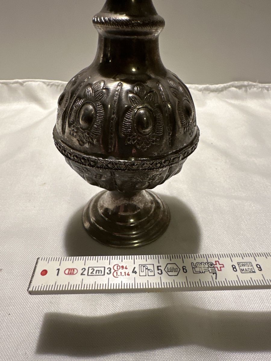 Bottiglie: Antiker Silberne Parfüm-Flasche , Orientalisch. – Usato da Zürich venduto da Chaeffeler 6