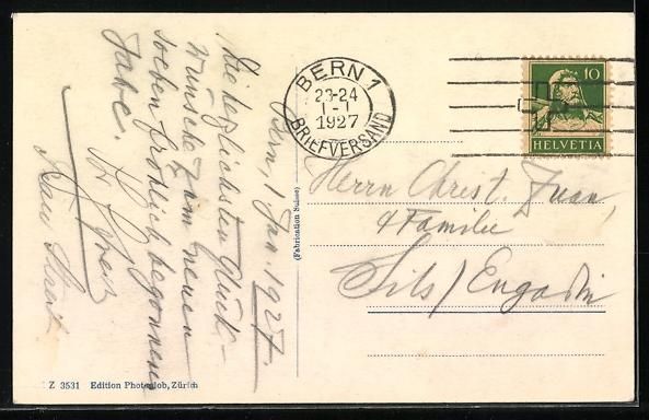 Cartoline postali: Bern, Teilansicht mit Bundespalast und M – Usato da Berlin venduto da bartko-reher 1