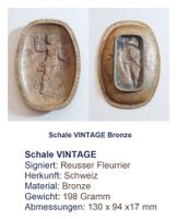 VINTAGE Schale Bronze