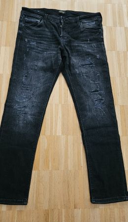 Schwarze Strech Jeans 36/32 neu