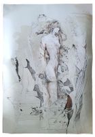 Lithografie "Eva" von Wolfgang Jörg 1985 / zum Toppreis !