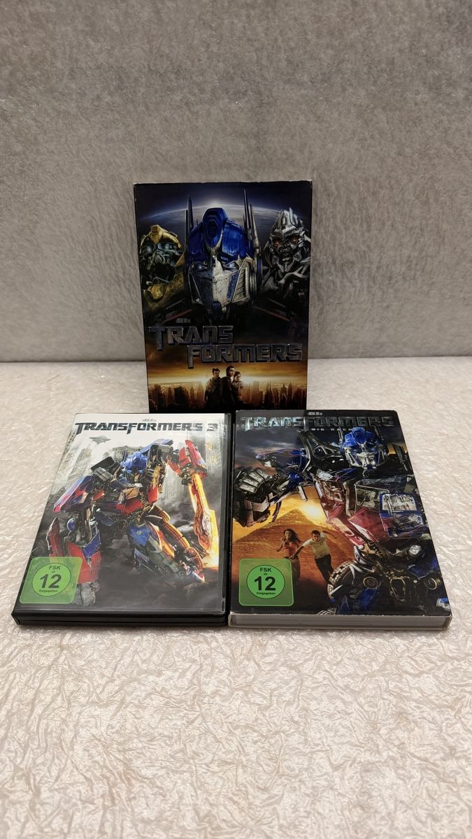 Tutti i DVDs: Transformers 1-3 DVD Box - Filmklassiker – Usato da Rotkreuz venduto da perlengott