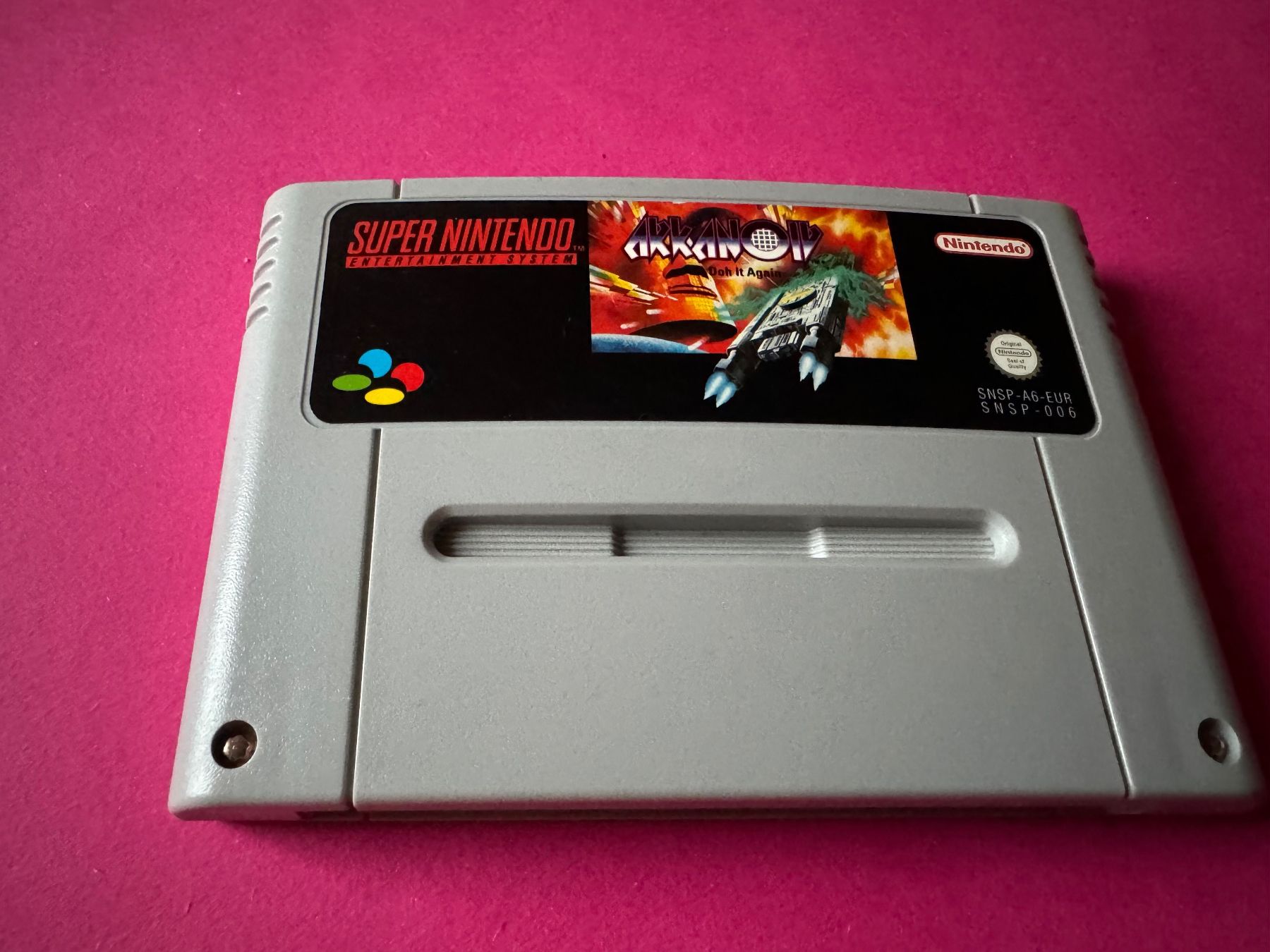 Nintendo Giochi: ARKANOID SPIEL FÜR SUPERNINTENDO – Usato da Hägendorf venduto da Briansgameshop