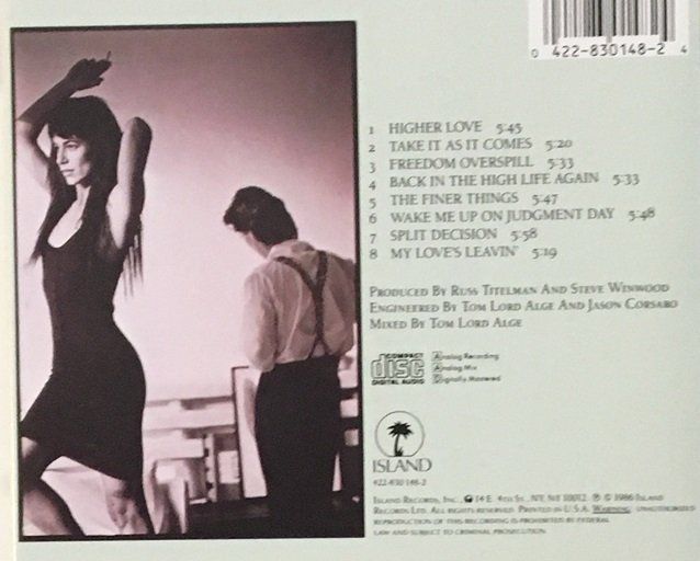 CD: Steve Winwood - Back in the high life – Usato da Grüningen venduto da azulverde 1