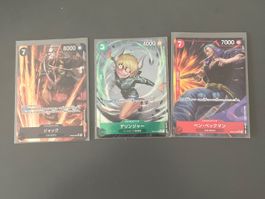 3 Japanische FullArt One piece