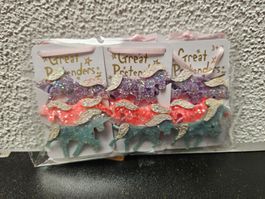 Neu - Haarclip Einhorn 6 Stk.