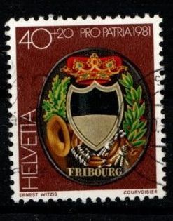 Tutti i francobolli: 1981 - PP/ Postwagentafel Freiburg – Usato da Schaffhausen venduto da poststamp