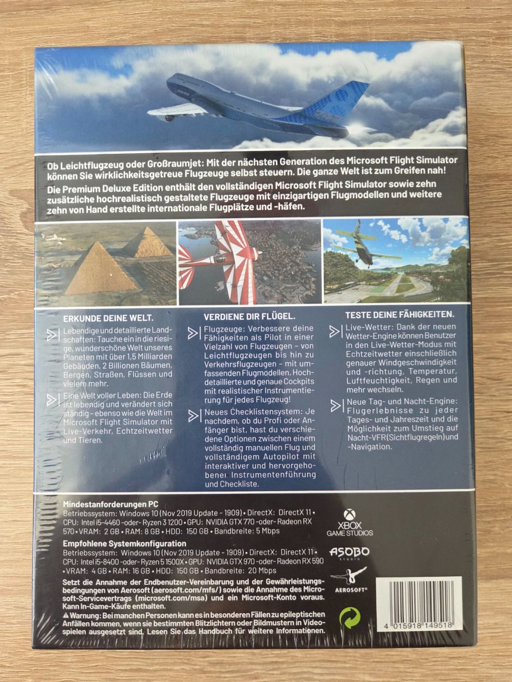 Spiele: Microsoft Flight Simulator - Premium Deluxe - PC - NEW – Neu und originalverpackt aus Carouge GE von Gasco 1