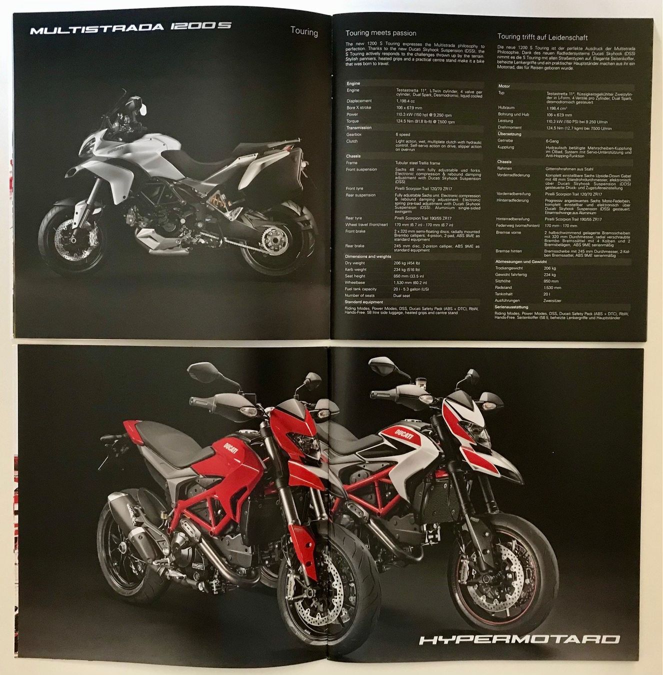 Ducati Dokumente: Ducati Prospekte Modelljahr 2013 – Gebraucht aus Strengelbach von Omobono 3
