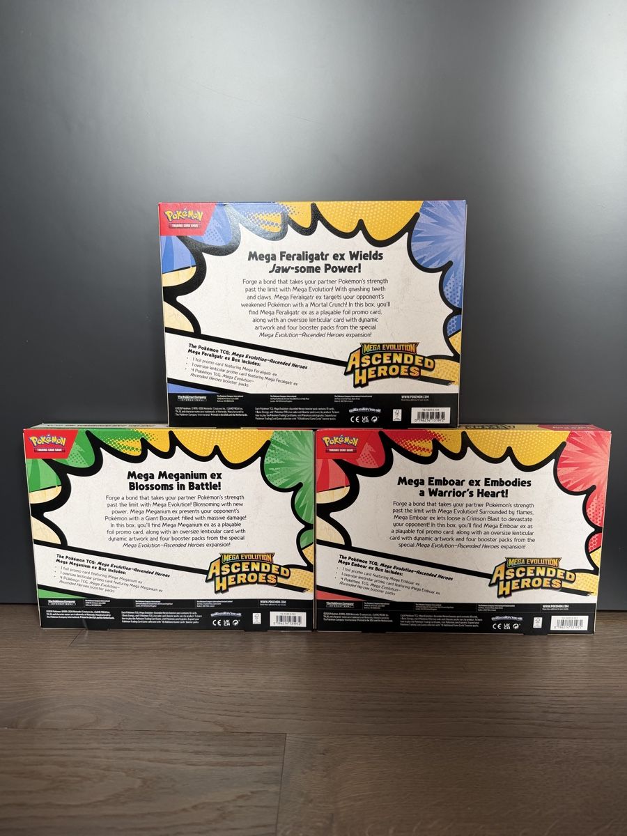 Pokémon Carte collezionabili: 3x Pokemon Ascended Heroes EX Box - EN – Nuovo e nell'imballaggio originale da Schaffhausen venduto da solequart 2