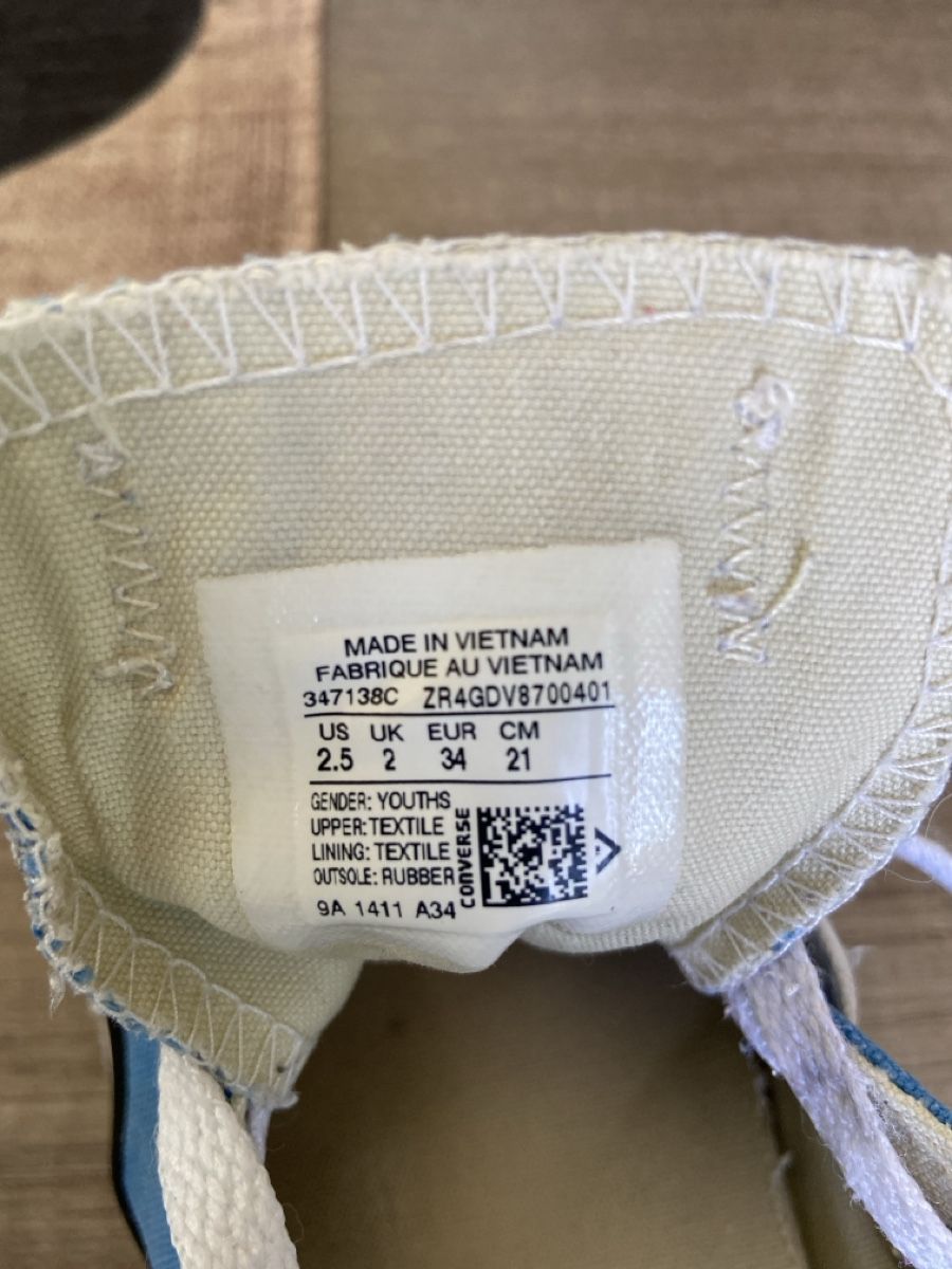 Converse Schuhe für Jungen: Basket Converse 34 - bleue – Gebraucht aus Sornard (Nendaz) von delezedoris 7