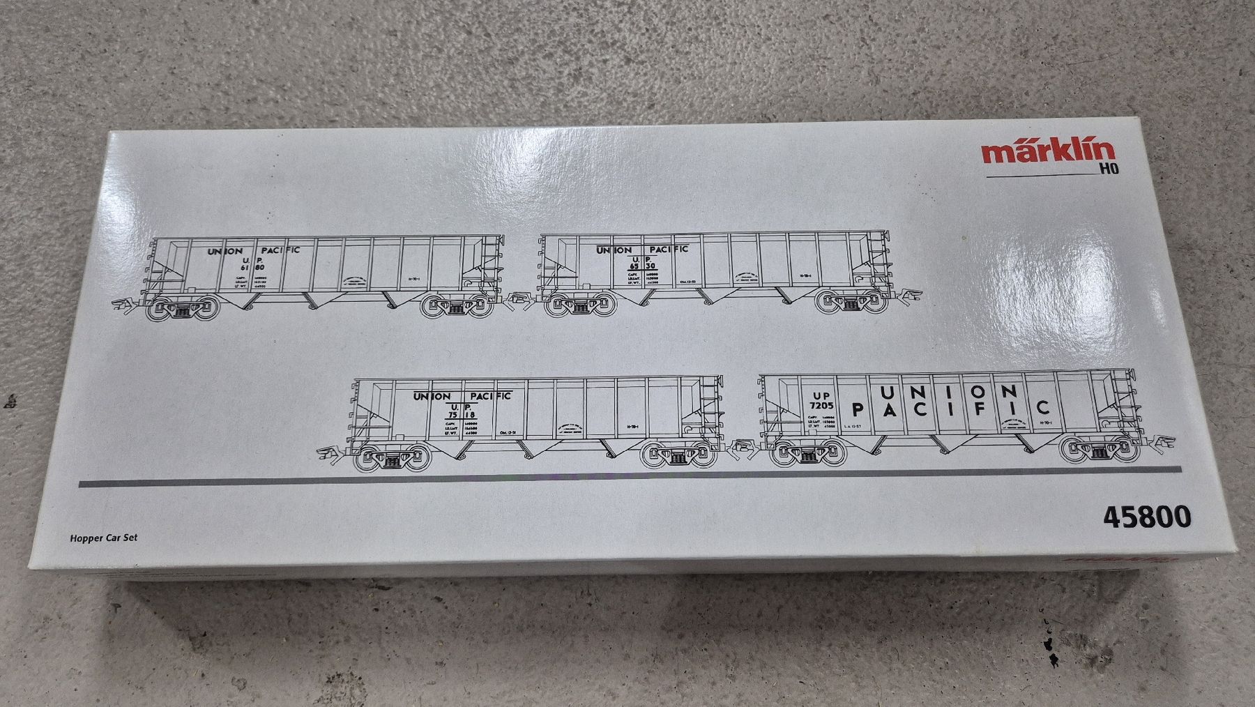 Märklin Modellini di ferrovie: Union Pacific Hopper Car Set – Nuovo (secondo la descrizione) da Münsingen venduto da hausbootli 1