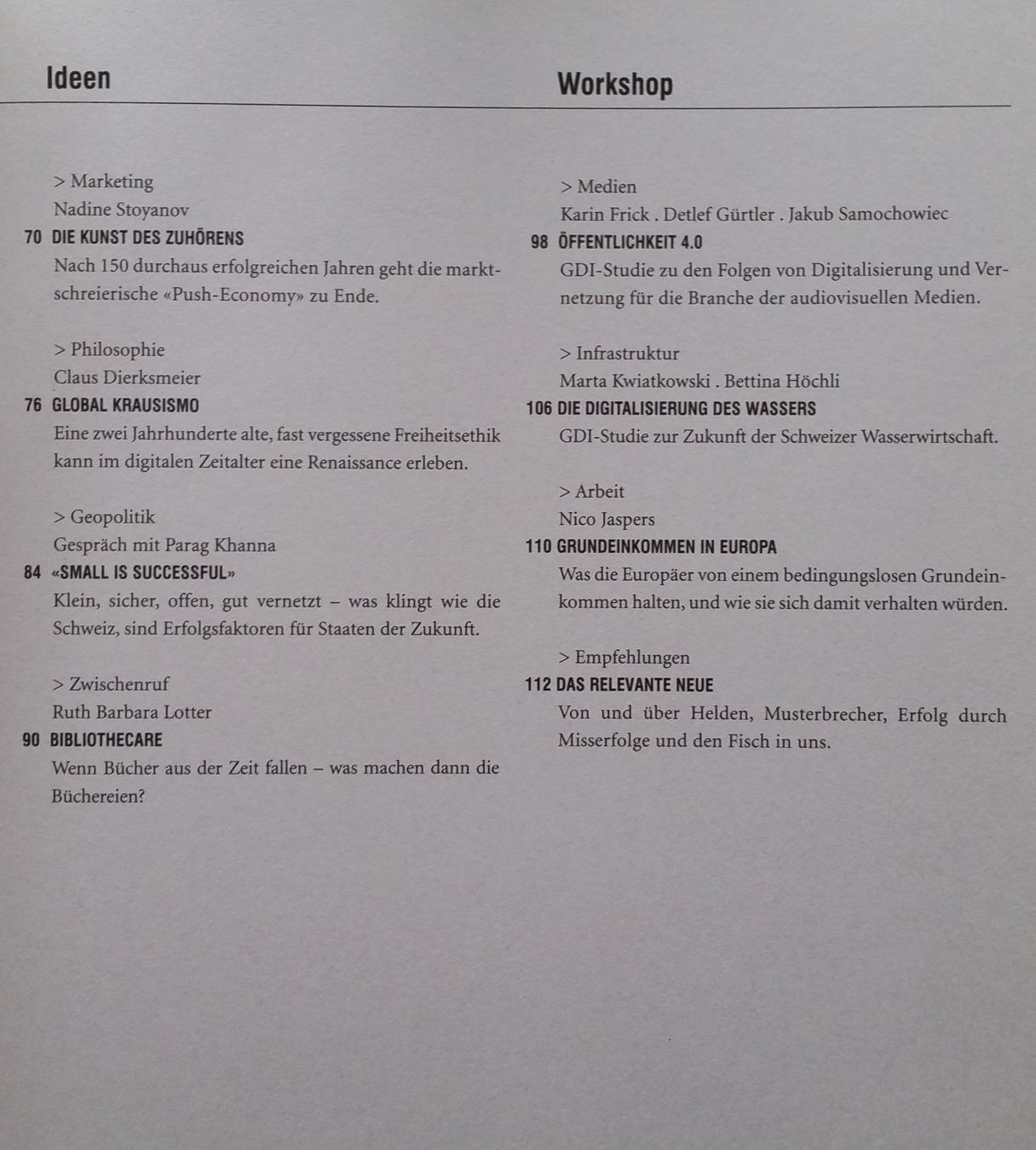 Libri: Das Blockchain-Manifest - GDI IMPULS Nr. 2 / 2016 – Usato da Oberriet SG venduto da ganesh435 4
