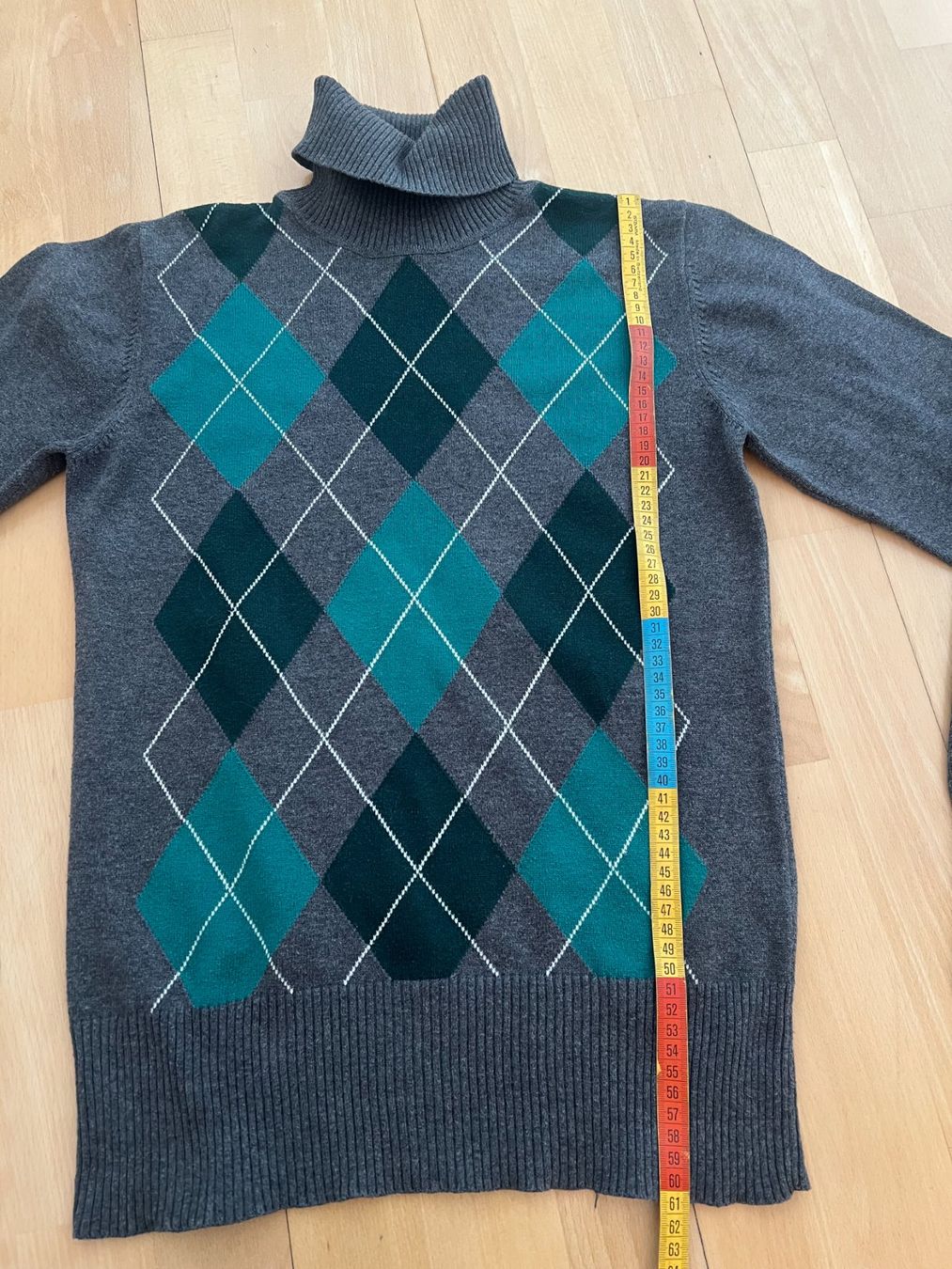 Maglioni & Felpe: BIAGGINI Rollkragenpullover Gr. S, Grau/Grün – Usato da Worb venduto da farben20zauber 3