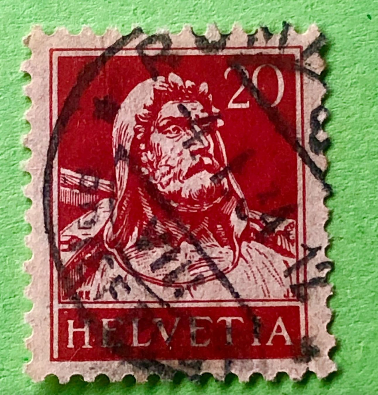 Tutti i francobolli: Nr.174  Wilhelm Tell GESTEMPELT   – Usato da Aarau venduto da Billa007