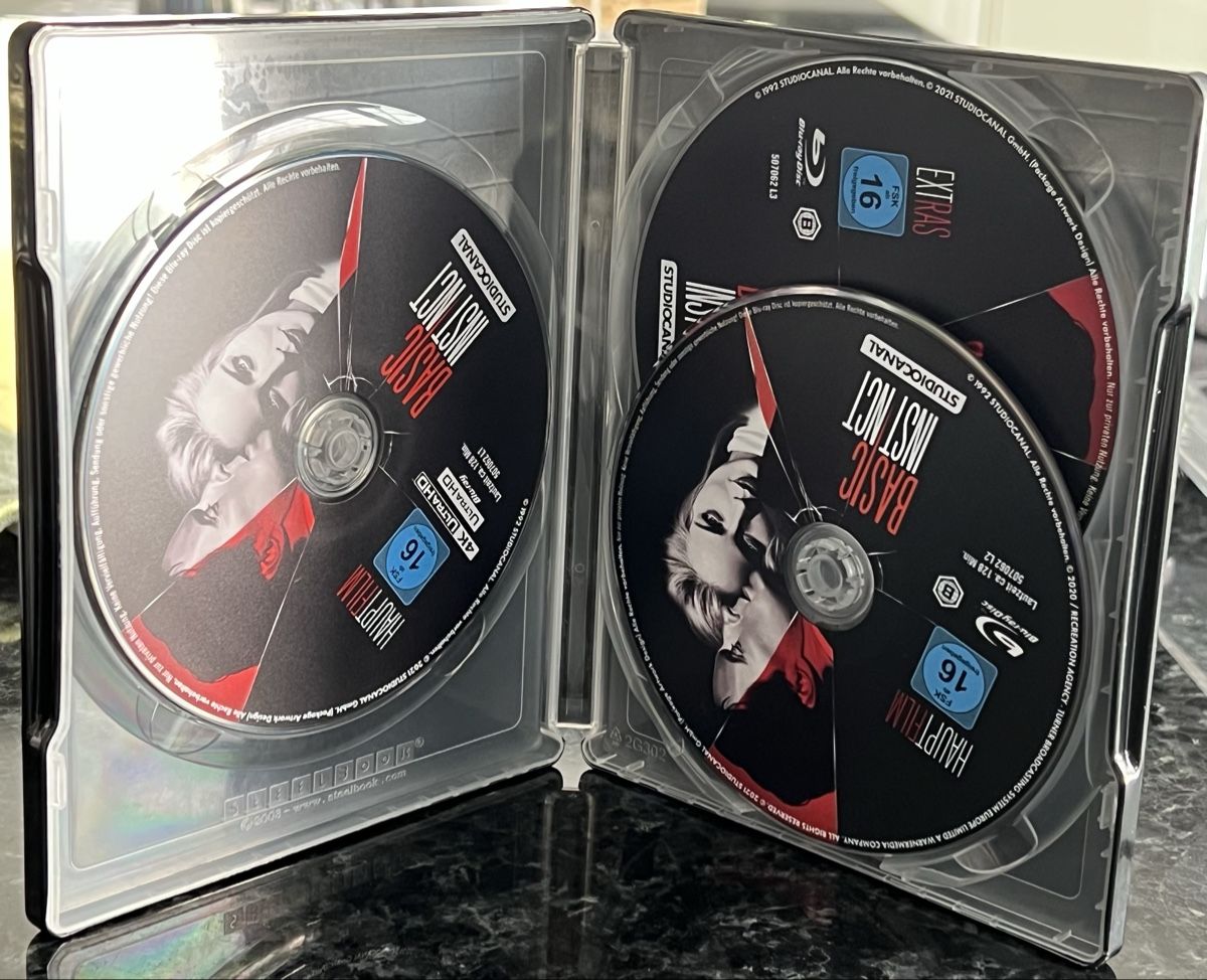 Tutti i DVDs: Basic Instinct 4K Ultra HD + 2 Blu-rays Steelbook neuwertig – Nuovo (secondo la descrizione) da Buckten venduto da Dominoluna 2
