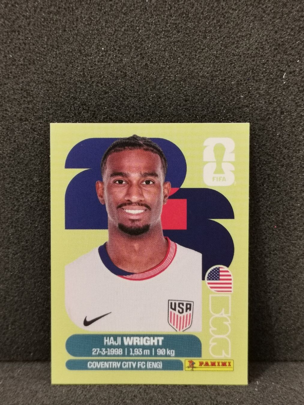Panini Sammelbilder & Trading cards: Panini Wm 2026 Sticker :Haji Wright USA 19 – Gebraucht aus Einsiedeln von sza_588x