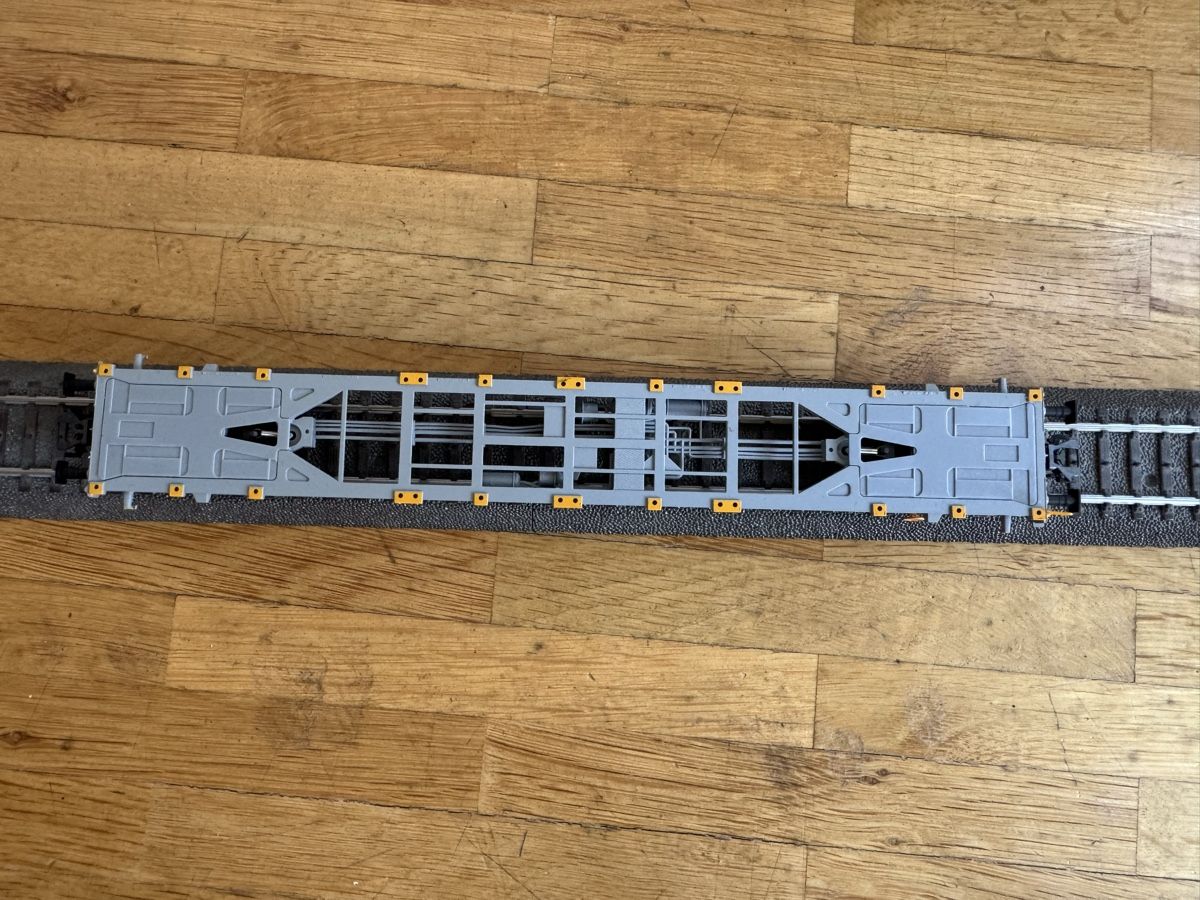 Märklin Modellini di ferrovie: Märklin 47096 H0 SBB Containertragwagen-Set – Usato da Zürich venduto da Maxim0357 5