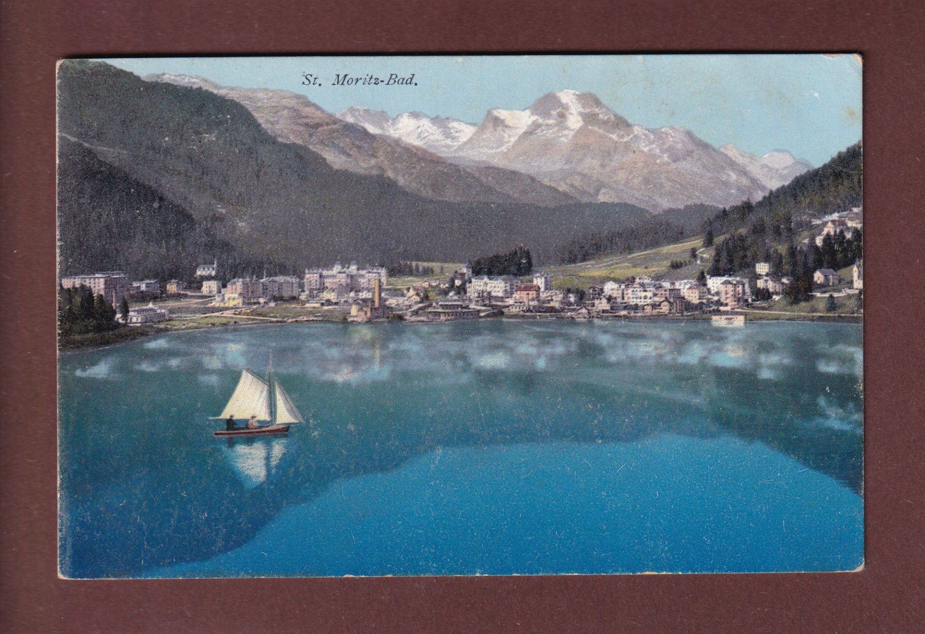 Cartes postales: ST. MORITZ-BAD - 1909 – D'occasion à Pully par nicecards-shop