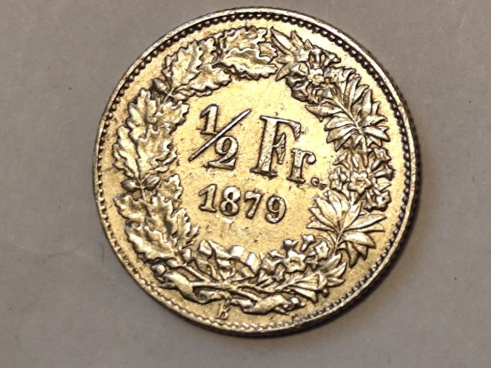 Tutti le monete: ==> 1/2Fr 1879 ss+ <== – Usato da Bern venduto da b.man_is_back 1