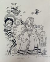 Lithographie originale d'Hubert Audriaz (1989) - EA