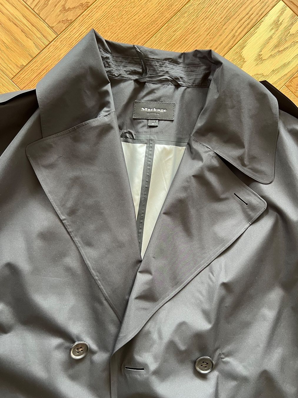 Mackage Mäntel: Mackage Herren Trenchcoat Gr. 40 schwarz – Neu (gemäss Beschreibung) aus Uetikon am See von phi_hn2k 2