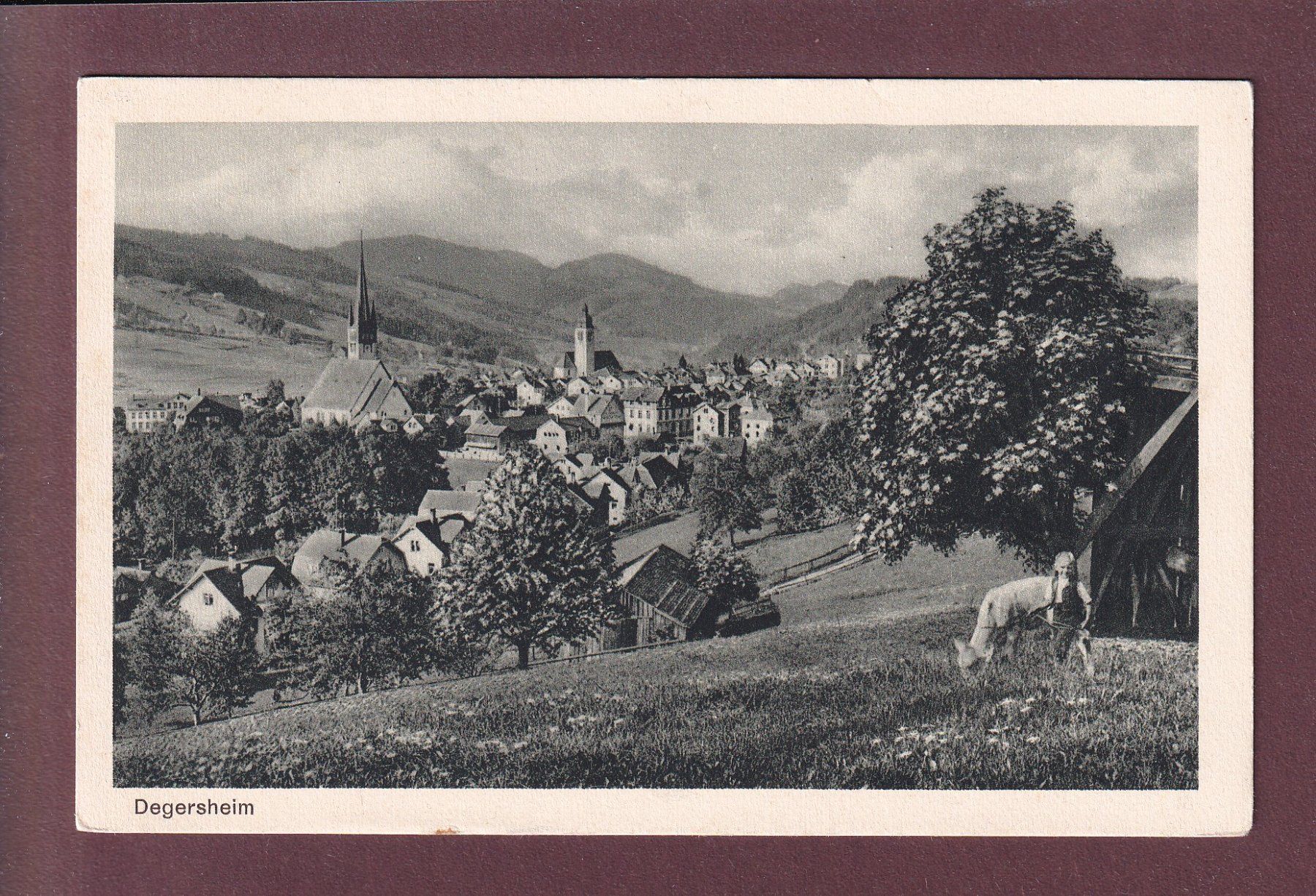 Cartes postales: DEGERSHEIM - 1929 – D'occasion à Pully par nicecards