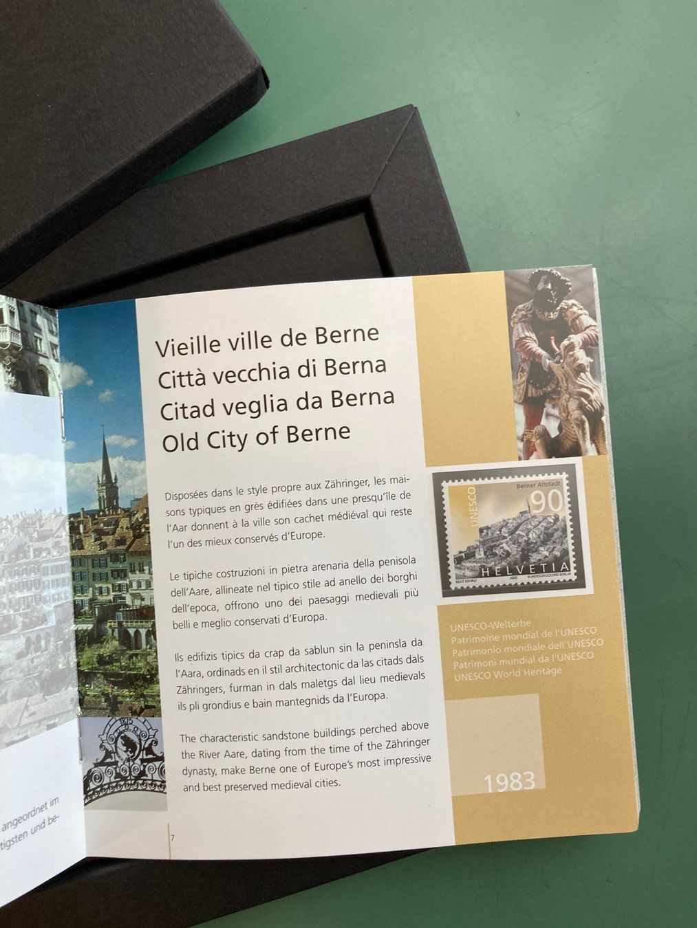 Tutti i francobolli: Briefmarken UNESCO Schweiz – Usato da Langendorf venduto da studi27 3