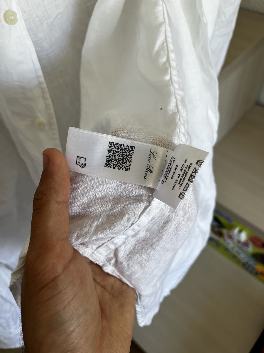 Loro Piana Camicie: Loro Piana Linen Shirt – Usato da Genève venduto da 3M_JR 2