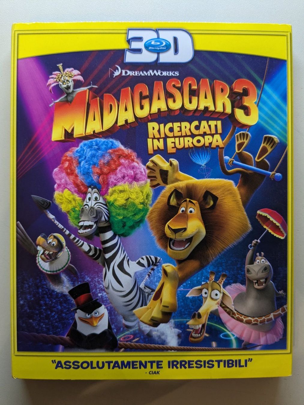 Alle DVDs: Madagascar 3 - Flucht durch Europa [Blu-ray / 3D] – Gebraucht aus Port von gecotom