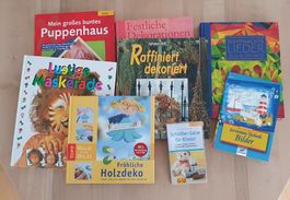 Bastel-, Deko-, Lieder-, und Schmink- und andere Bücher