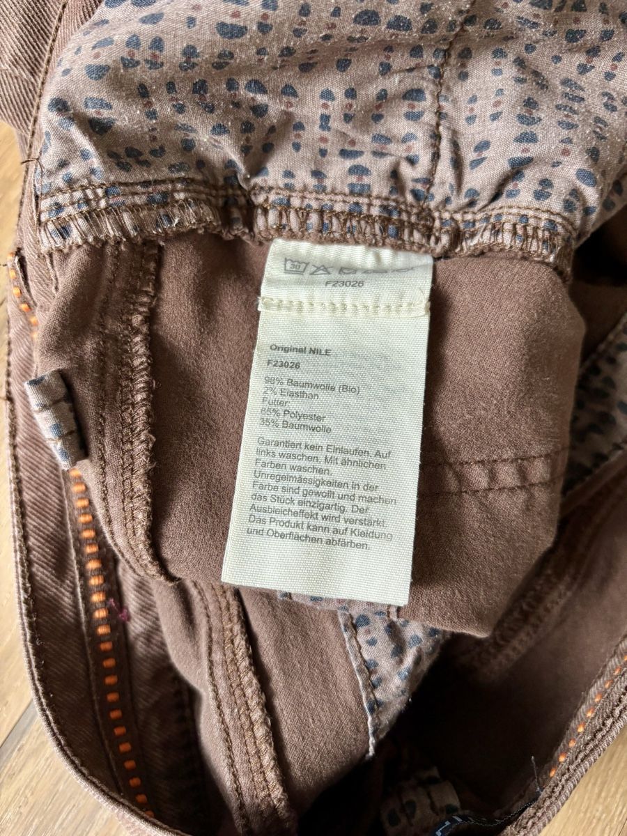 Nile Pantaloni: Nile Hose - Braun - Gr. S - Super Zustand – Usato da Thun venduto da Ajenjo 4