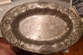 Kayserzinn Jugendstil Schale 4042, Rarität