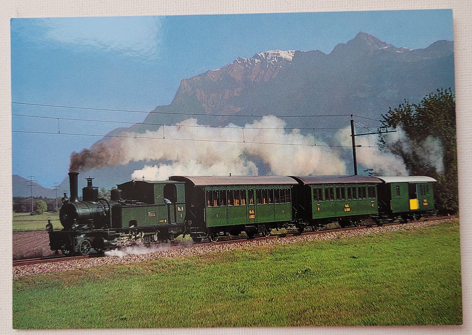 Cartoline postali: DAMPFLOKOMOTIVE RHÄTIA – Nuovo (secondo la descrizione) da Neftenbach venduto da Mador6
