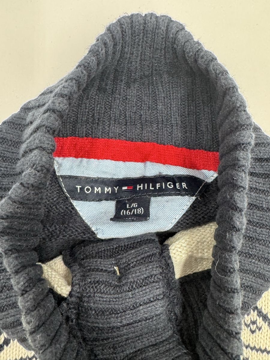 Tommy Hilfiger Maglioni & Felpe: Tommy Hilfiger Strickjacke mit Norwegermuster, Grösse L – Usato da Arnegg venduto da PascalHelfenberger 4