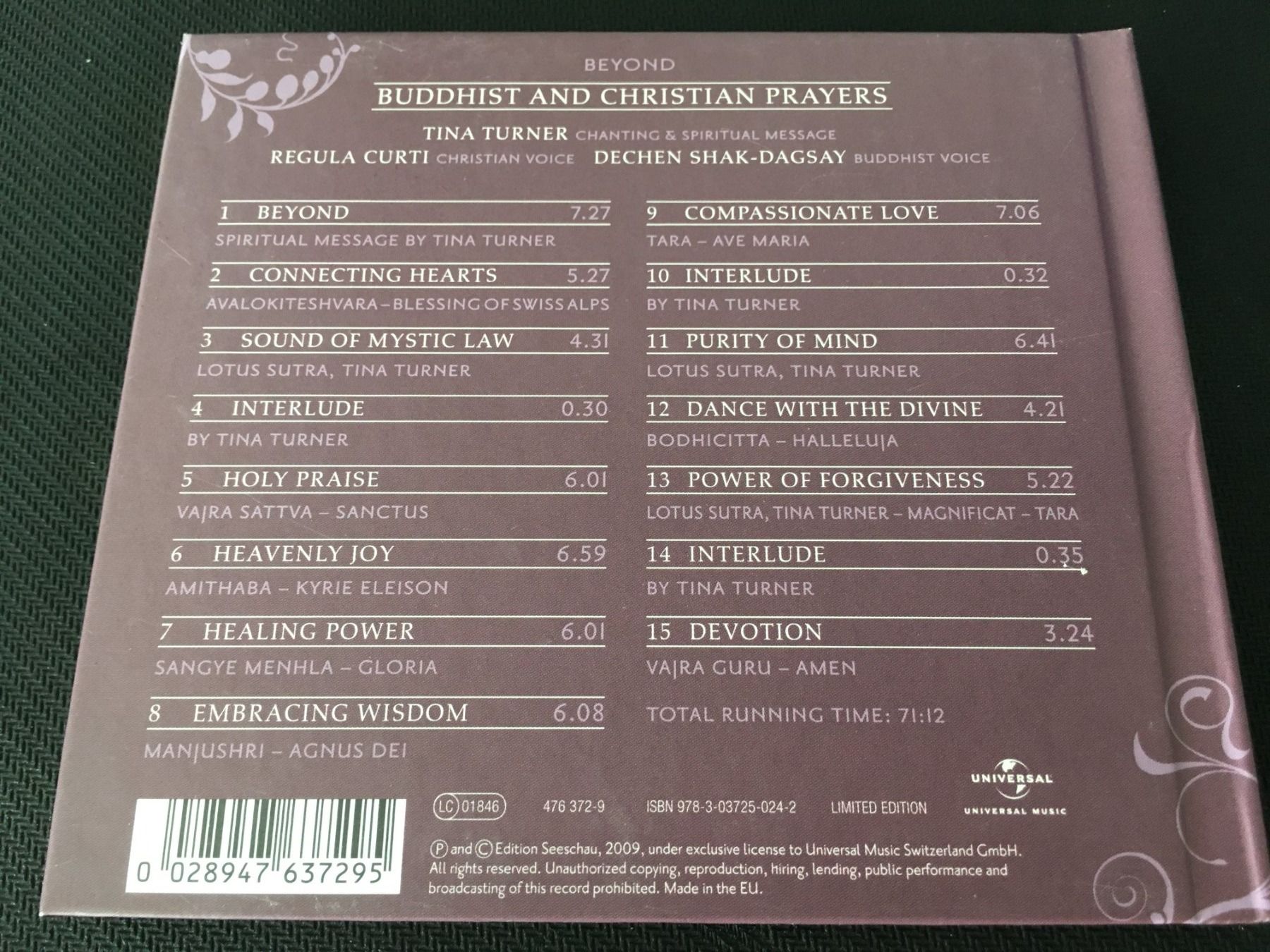 CD: Beyond - Tina Turner -CD- Digipak Limited Edit – Usato da St.Gallen venduto da MedienJoe 2