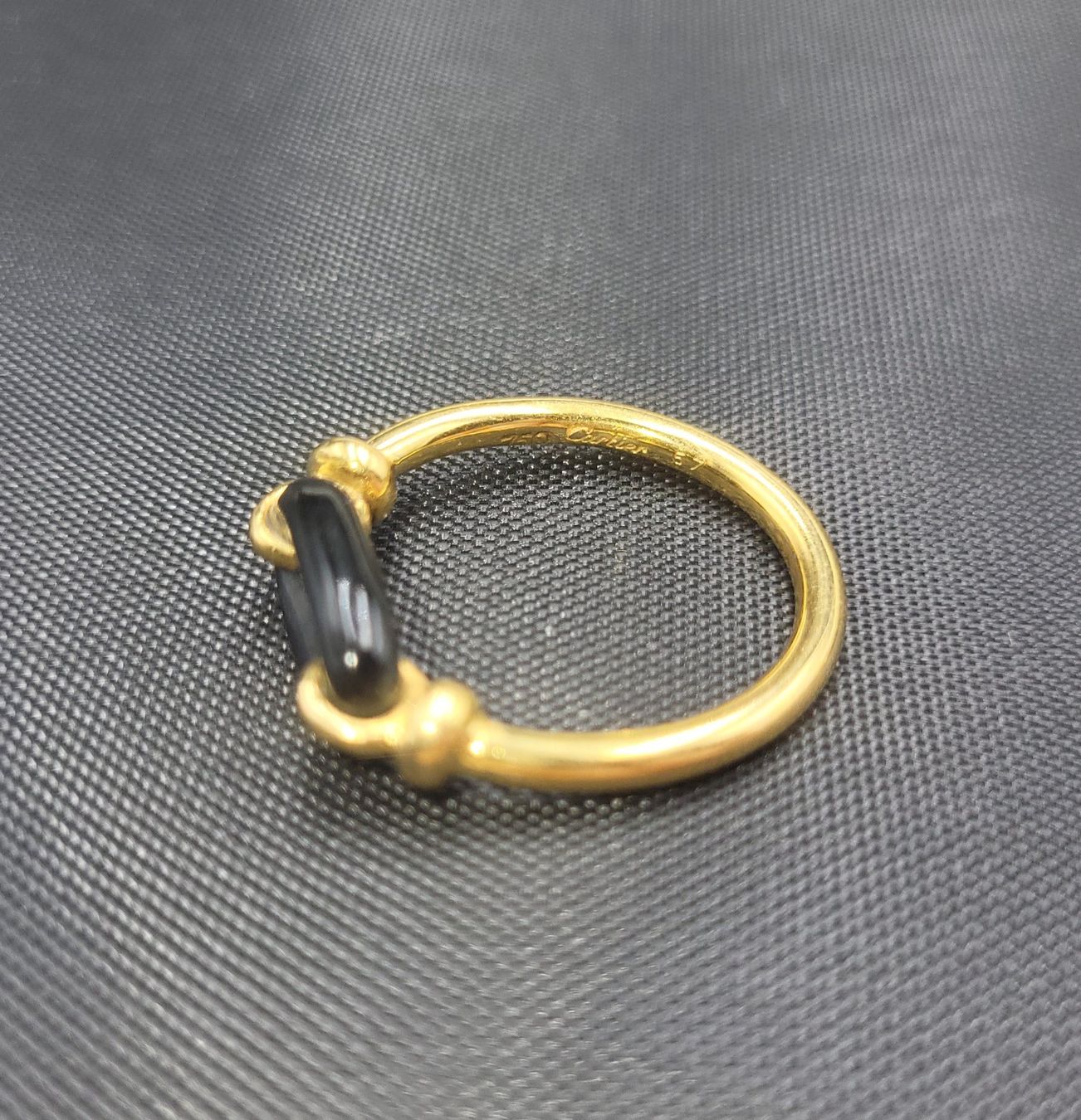 Cartier Anelli: 18 Karat 750 Cartier Ring Mit Onyx – Usato da Wald ZH venduto da Dasilver 8
