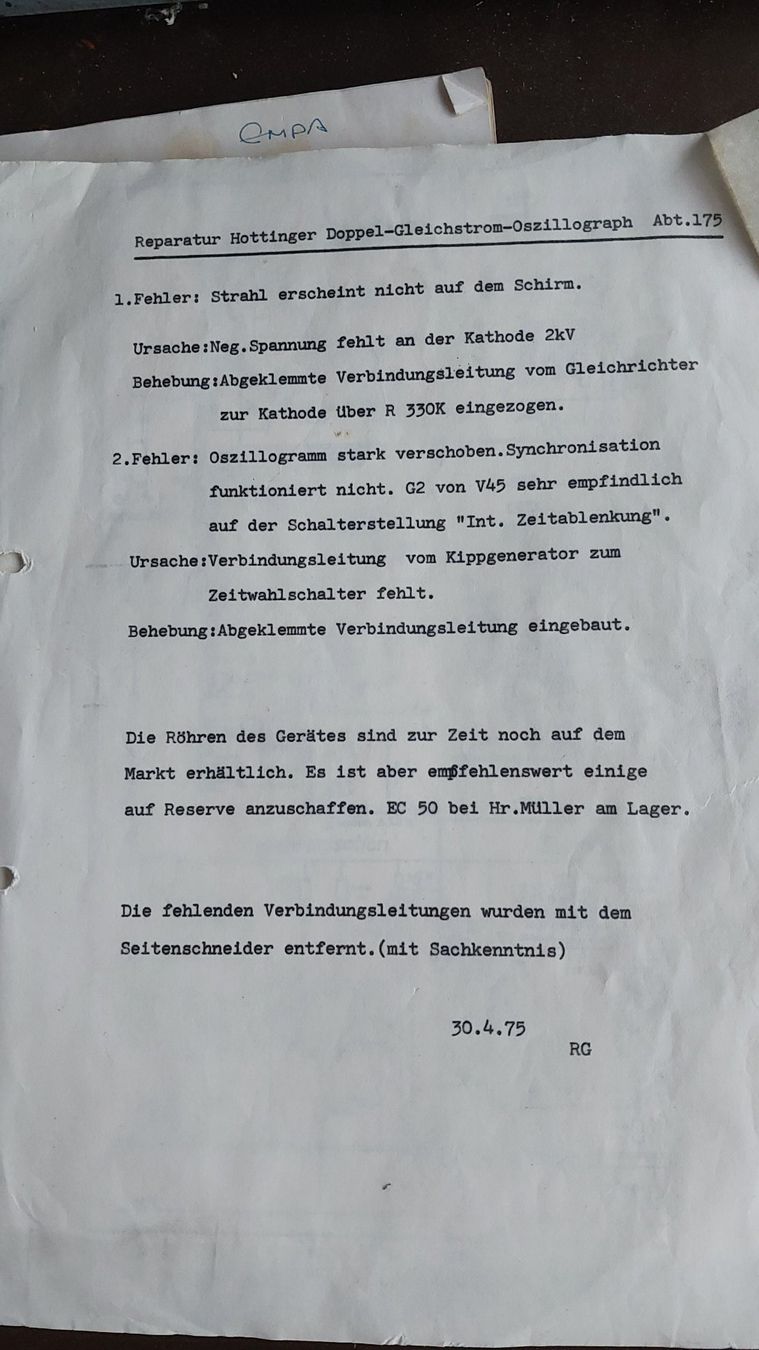 Misurare: Oszilligraph antik – Usato da Thun venduto da Gampiri 2