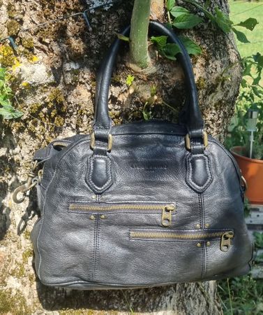 Liebeskind Berlin, sac à main en cuir noir