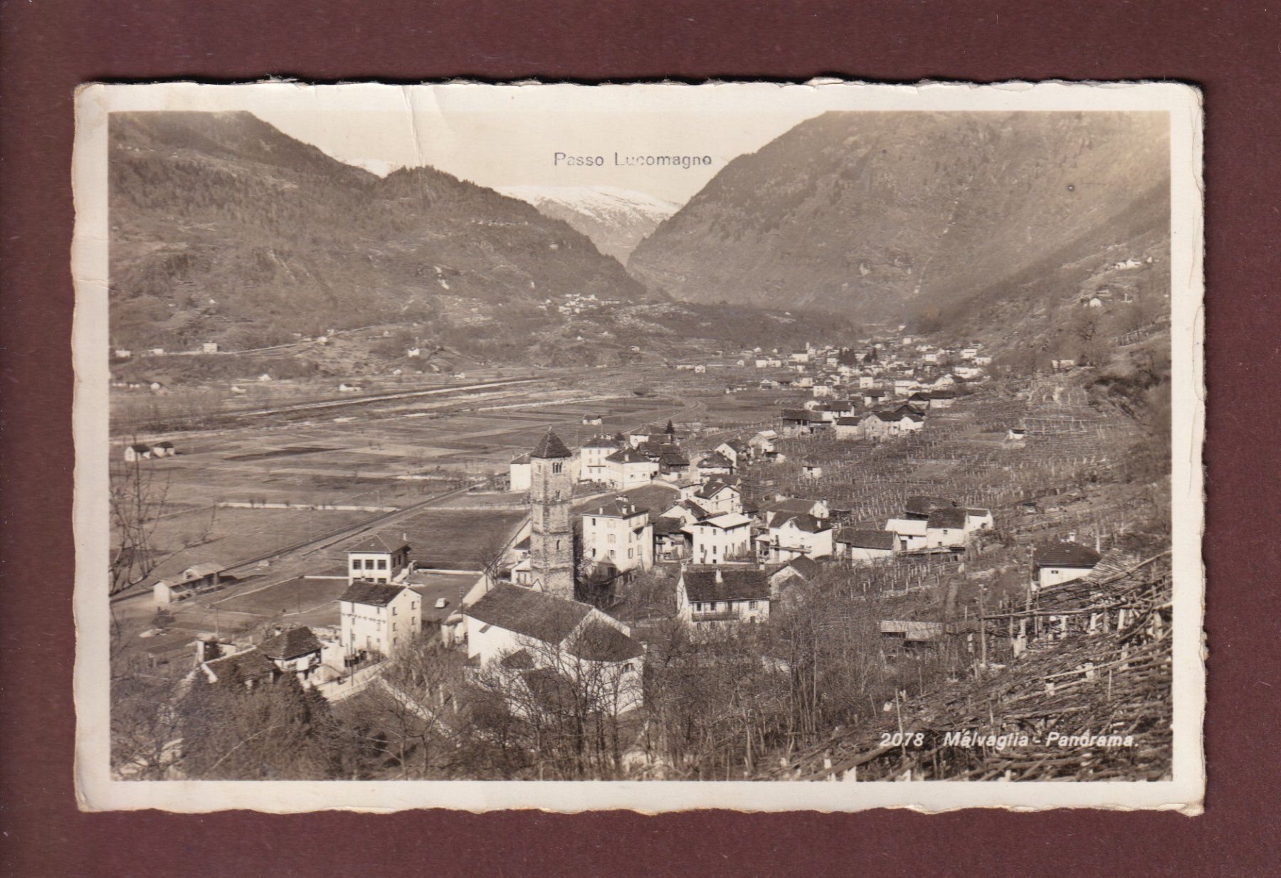 Cartes postales: MALVAGLIA - Passo Lucomagno – D'occasion à Pully par nicecards-shop
