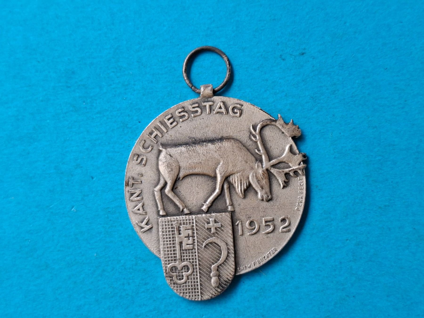 Medaglie: Kant. Schiesstag 1952 (u689) – Difettoso da Schwanden GL venduto da Suvorov