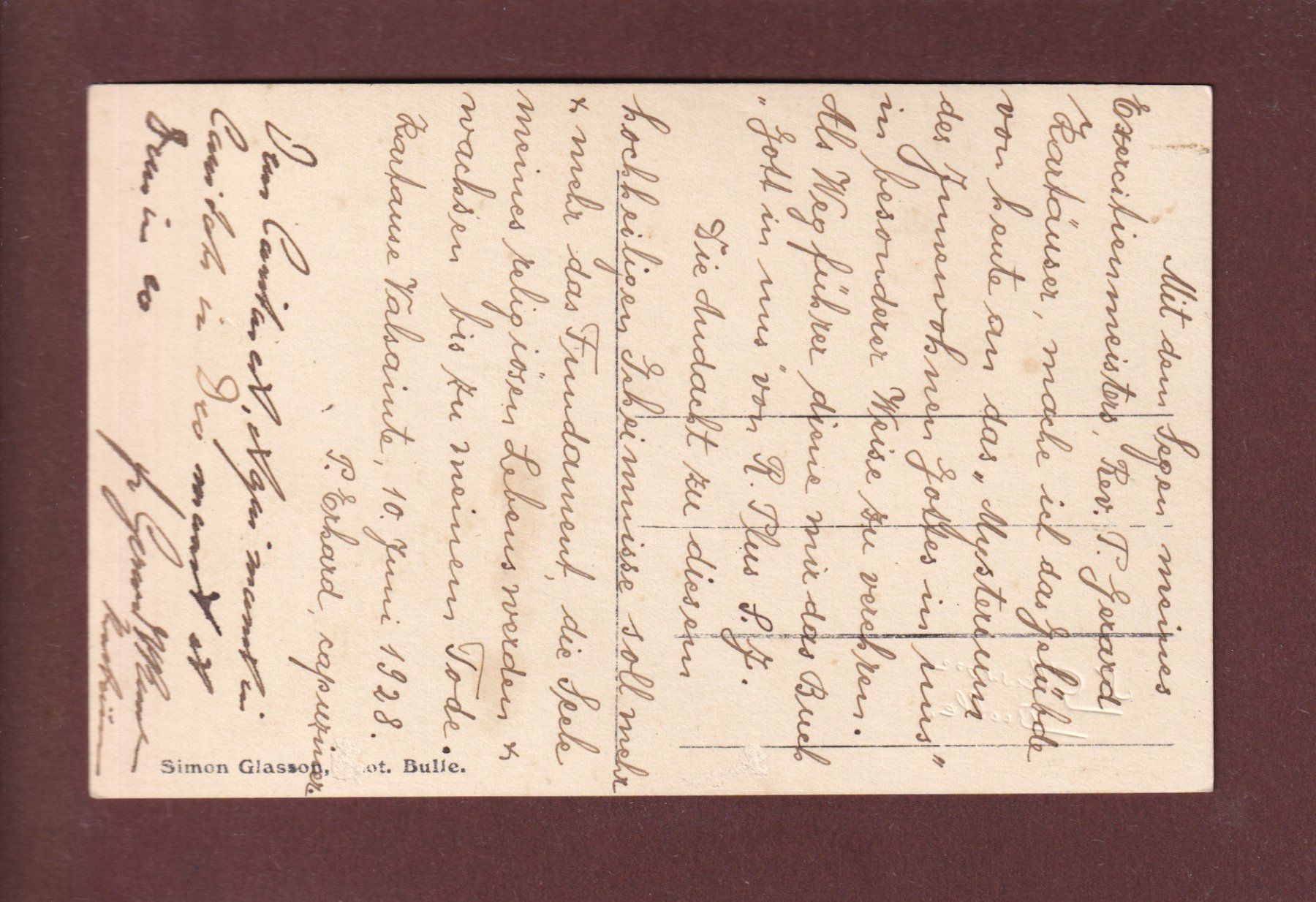Cartoline postali: LA VALSAINTE - Vue générale – Usato da Pully venduto da nicecards 1