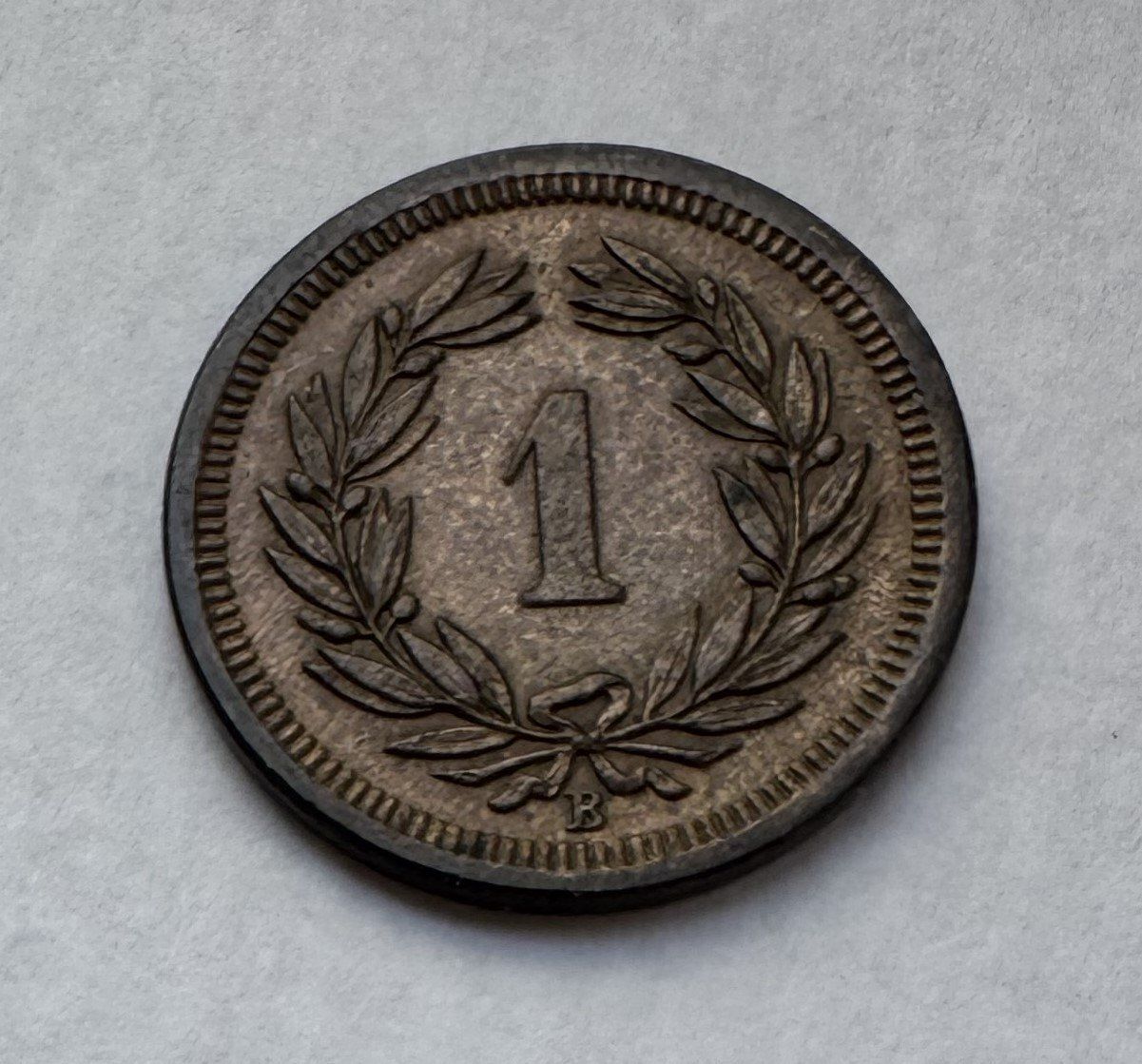 Tutti le monete: 1877 1 Rappen unz – Nuovo (secondo la descrizione) da Kirchberg SG venduto da Zenhad69 2