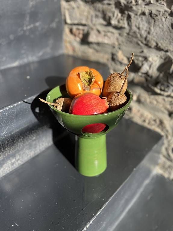 Vasi & Recipienti: Green Ceramic Fruit Bowl – Usato da Gandria venduto da mar_5yvs