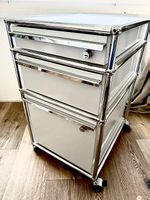 Original USM Haller Rollcontainer Lichtgrau m. Zubehör, Top