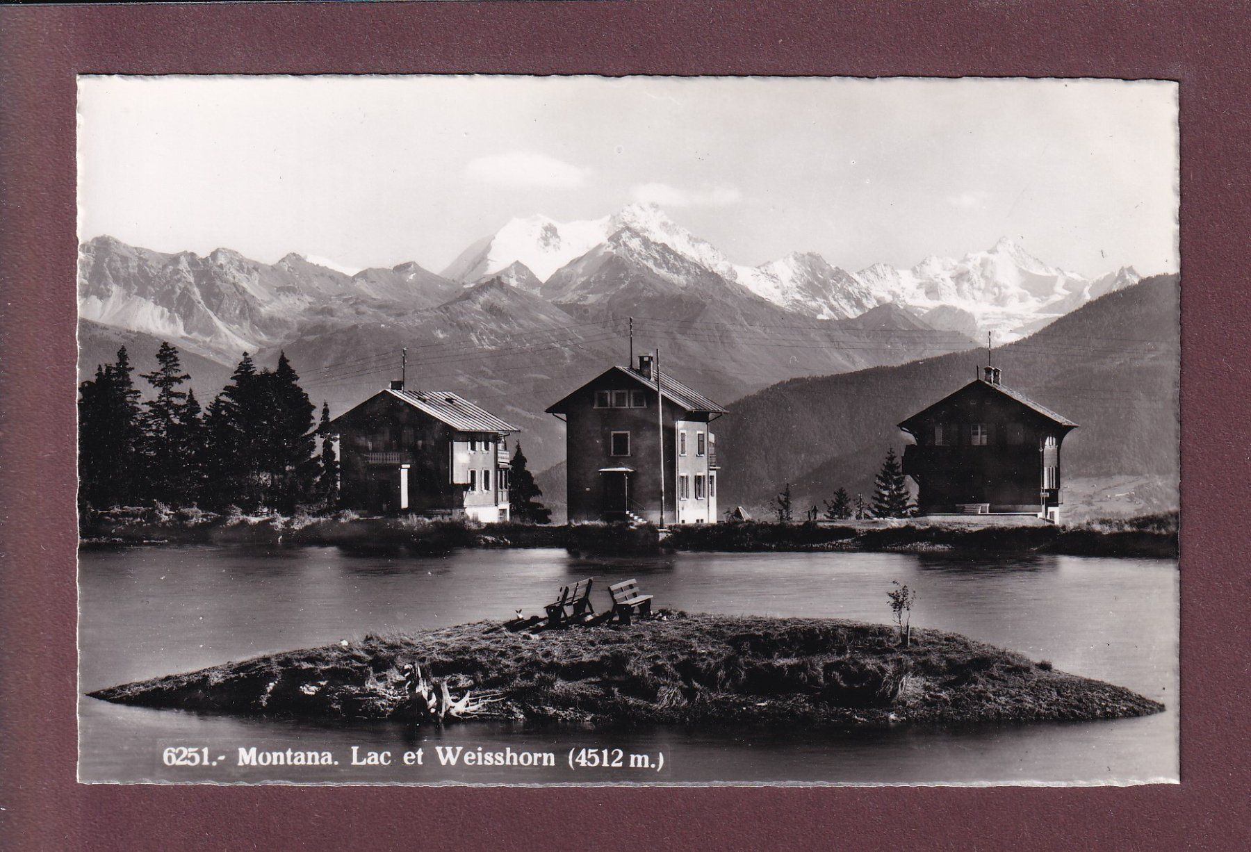 Cartoline postali: MONTANA - Lac et Weisshorn – Usato da Pully venduto da nicecards
