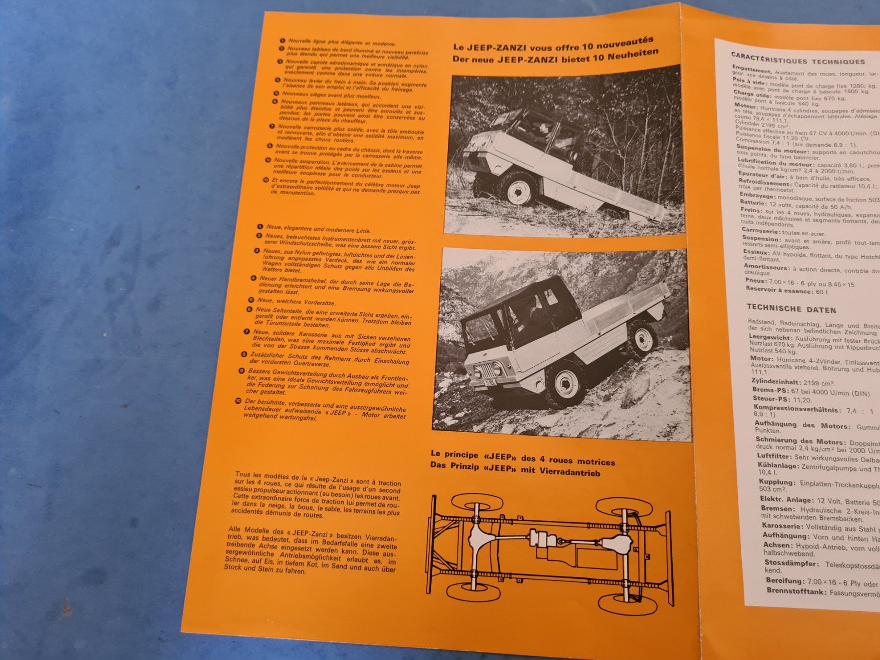 Jeep Dokumente: JEEP-ZANZI  SWISS  PROSPECTUS  VINTAGE  COLLECTION – Gebraucht aus Bellevue von BURGOLMANIA 4