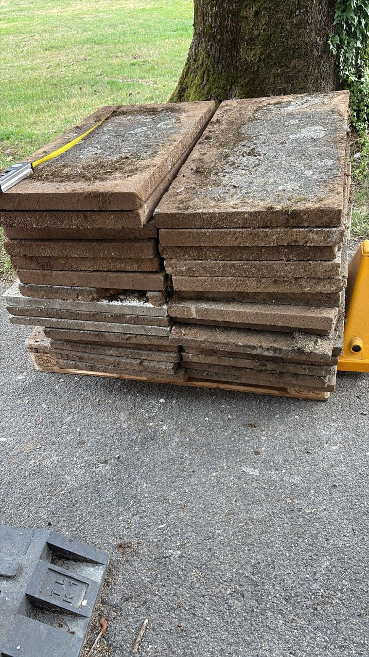 Rivestimenti per pavimenti: Garteplatte. auf – Usato da kloten venduto da eismeister33 2