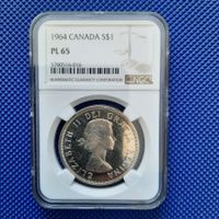 1964 Canada Dollar NGC PL65 Charlottetown