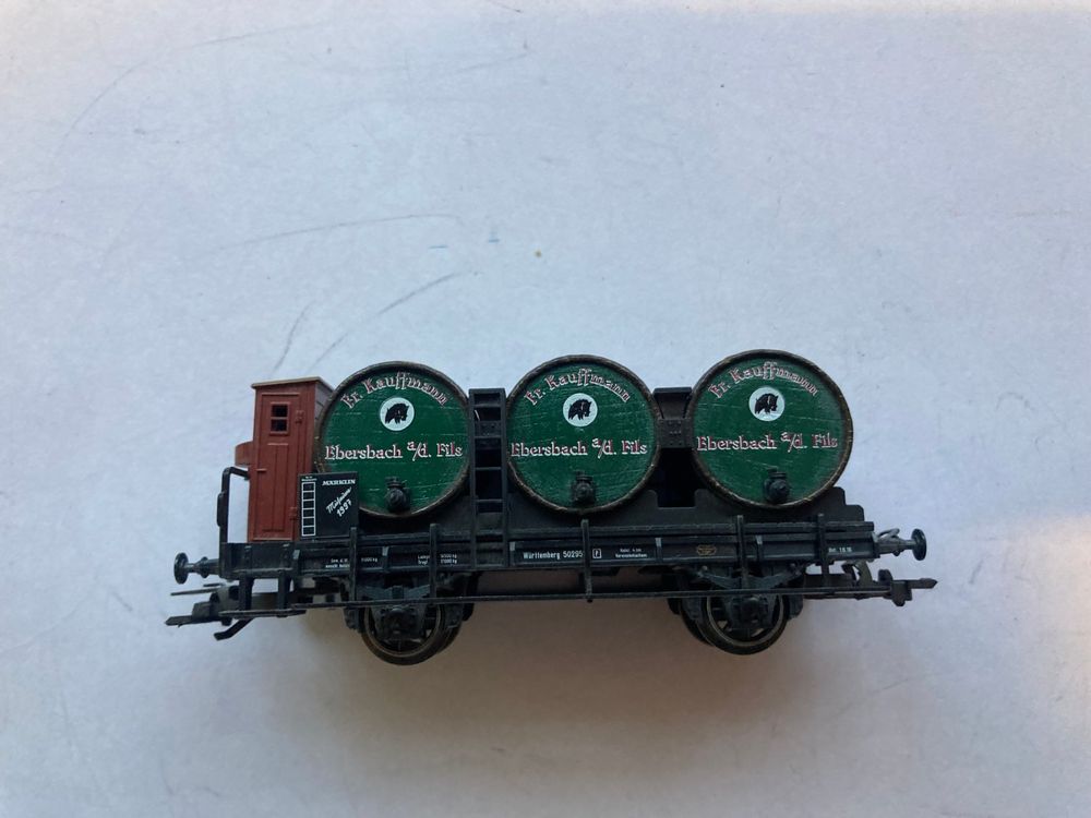 1KIM142) MÄRKLIN 58311 Spur 1 Güterwagen mit LKW Museumswagen 1997